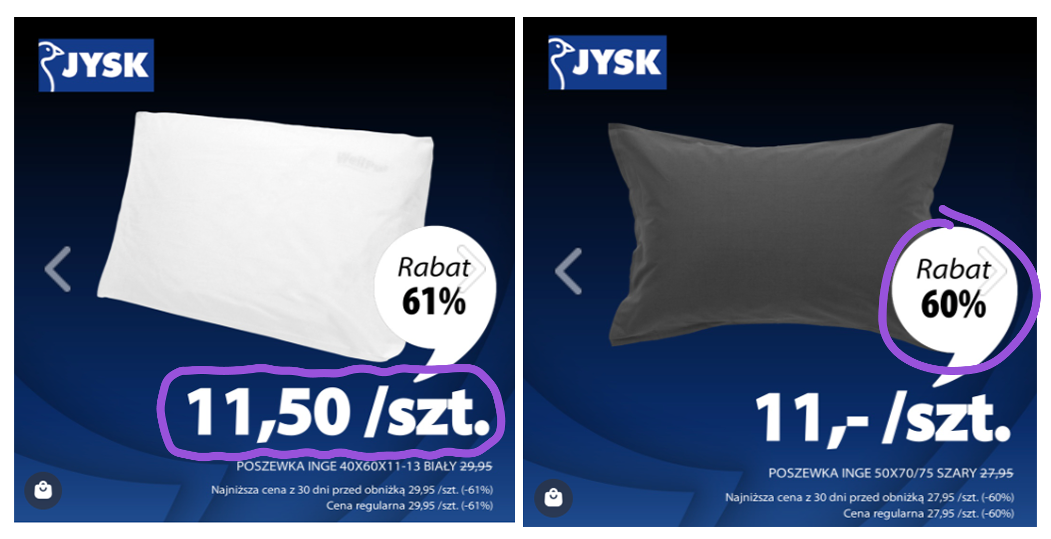 Strong value presentation